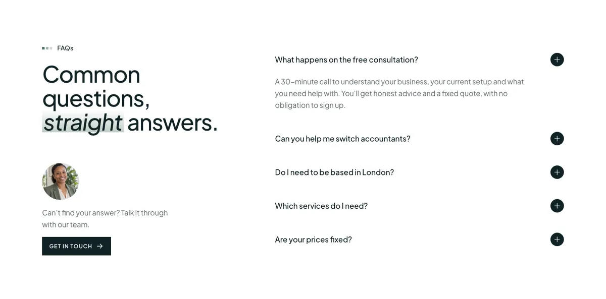 Accora in the Original style: the FAQ