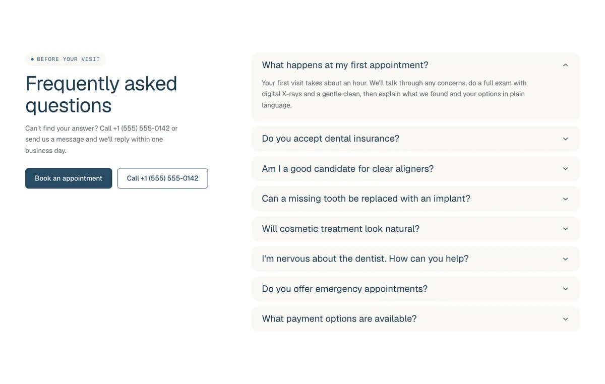 Smile in the Original style: the FAQ