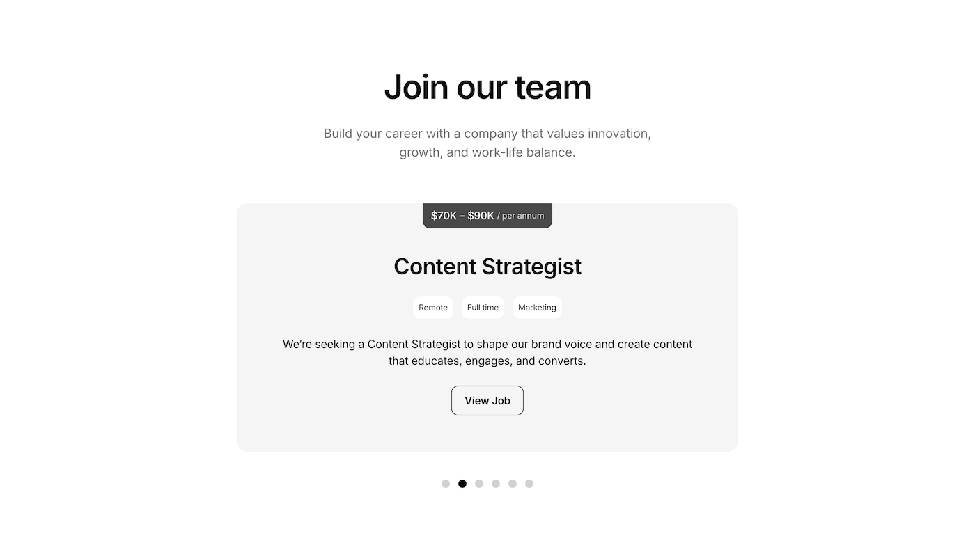 Career 04 - Element UI component library