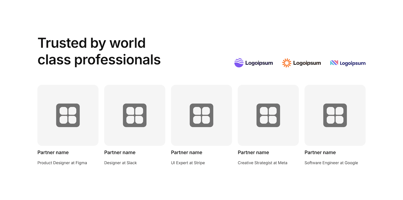 Partners Icon Css Partner logos 16 - Element UI component library