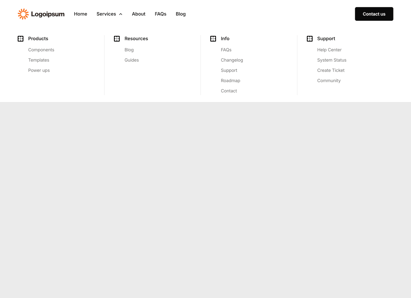 Header 15 - Element UI component library