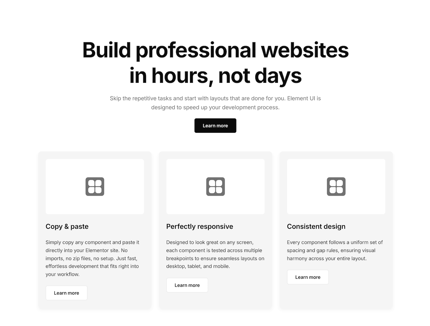 Hero 18 - Element UI component library