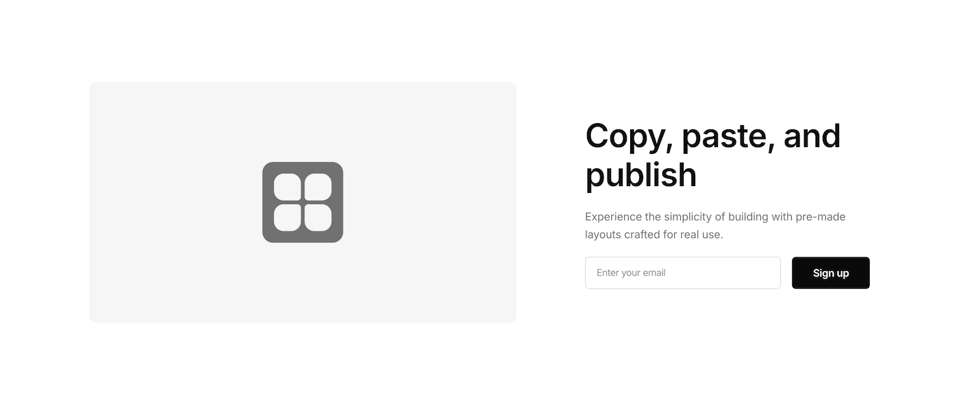 Call to action 02 - Element UI component library