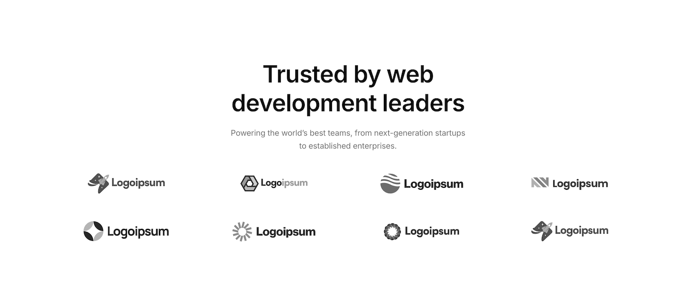 Partner logos 01 - Element UI component library