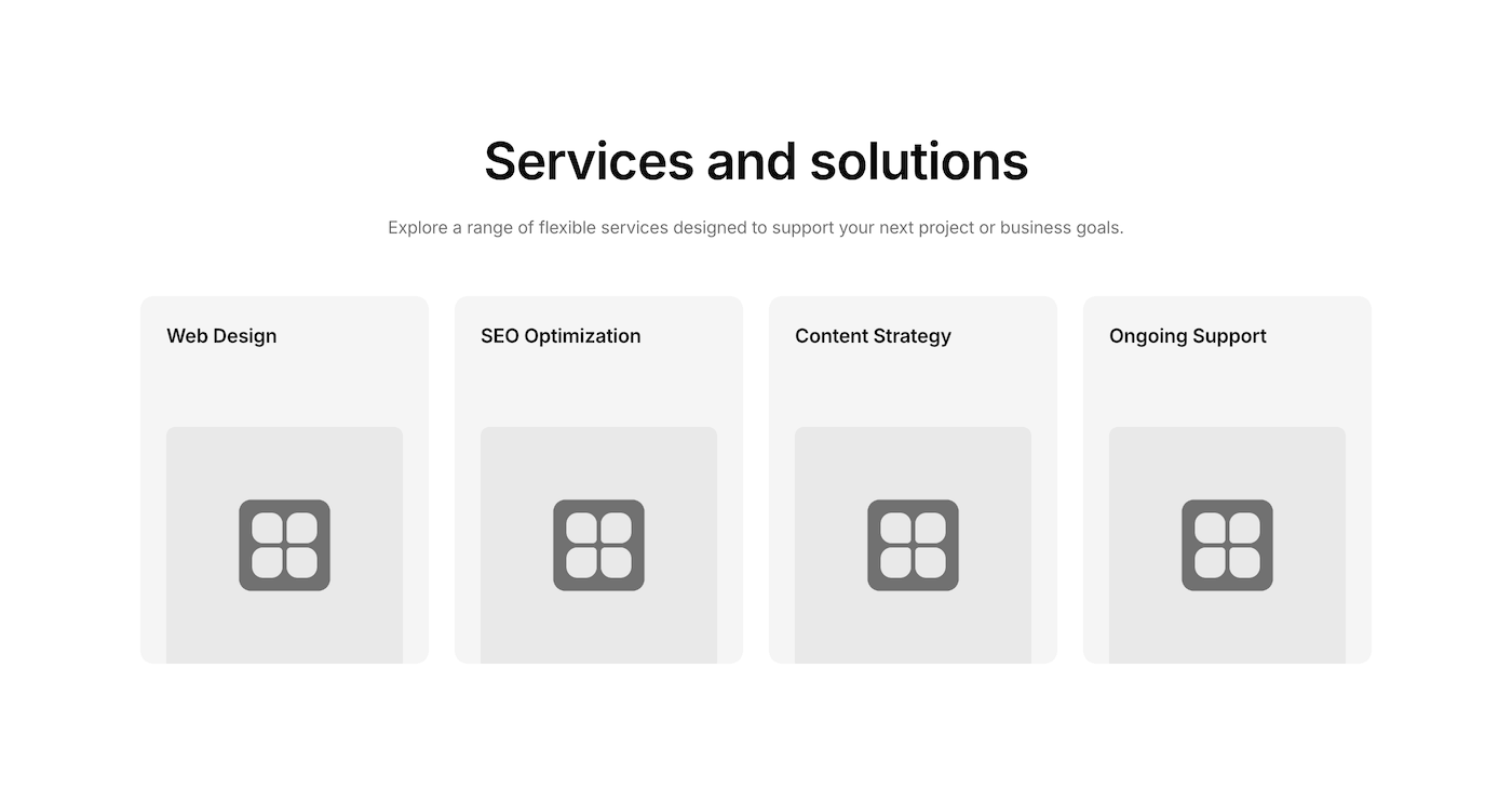 Services 03 - Element UI component library