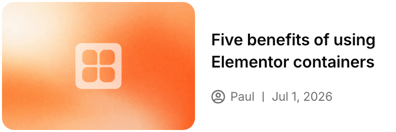 Blog loop 04 - Element UI component library