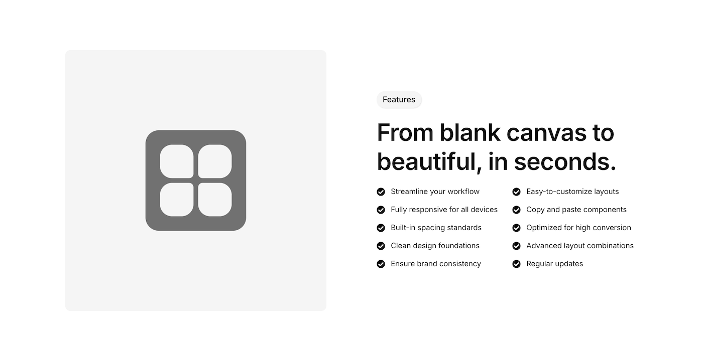 Features 04 - Element UI component library