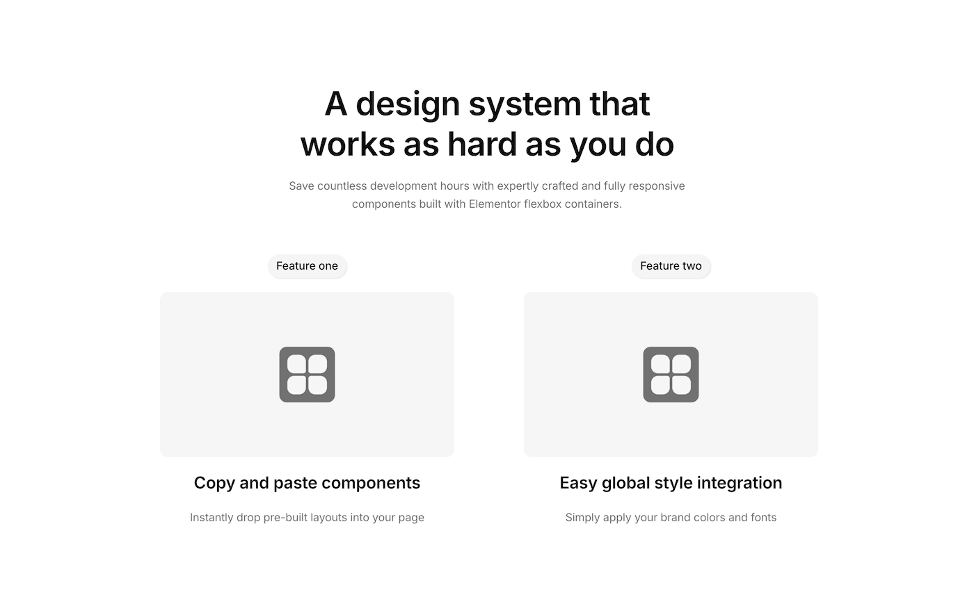 Features 05 - Element UI component library