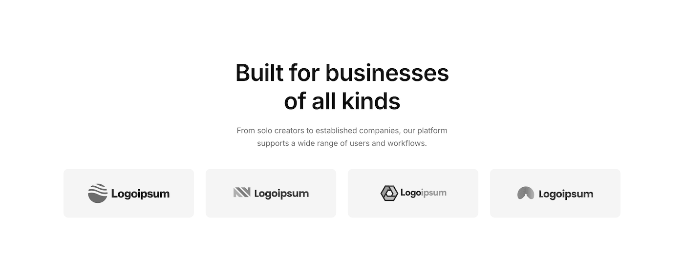 Partner logos 05 - Element UI component library